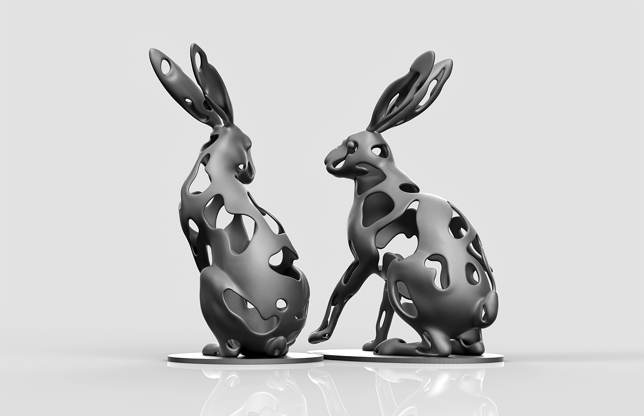 《瑞兔呈祥》2023祝大家新年快乐,兔年大吉!