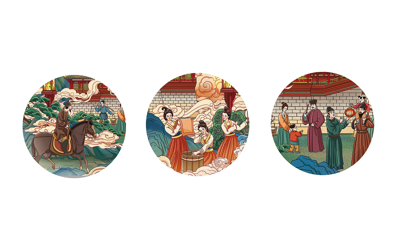 人民日报 X 三欧创意 北宋风物志主视觉KV设计