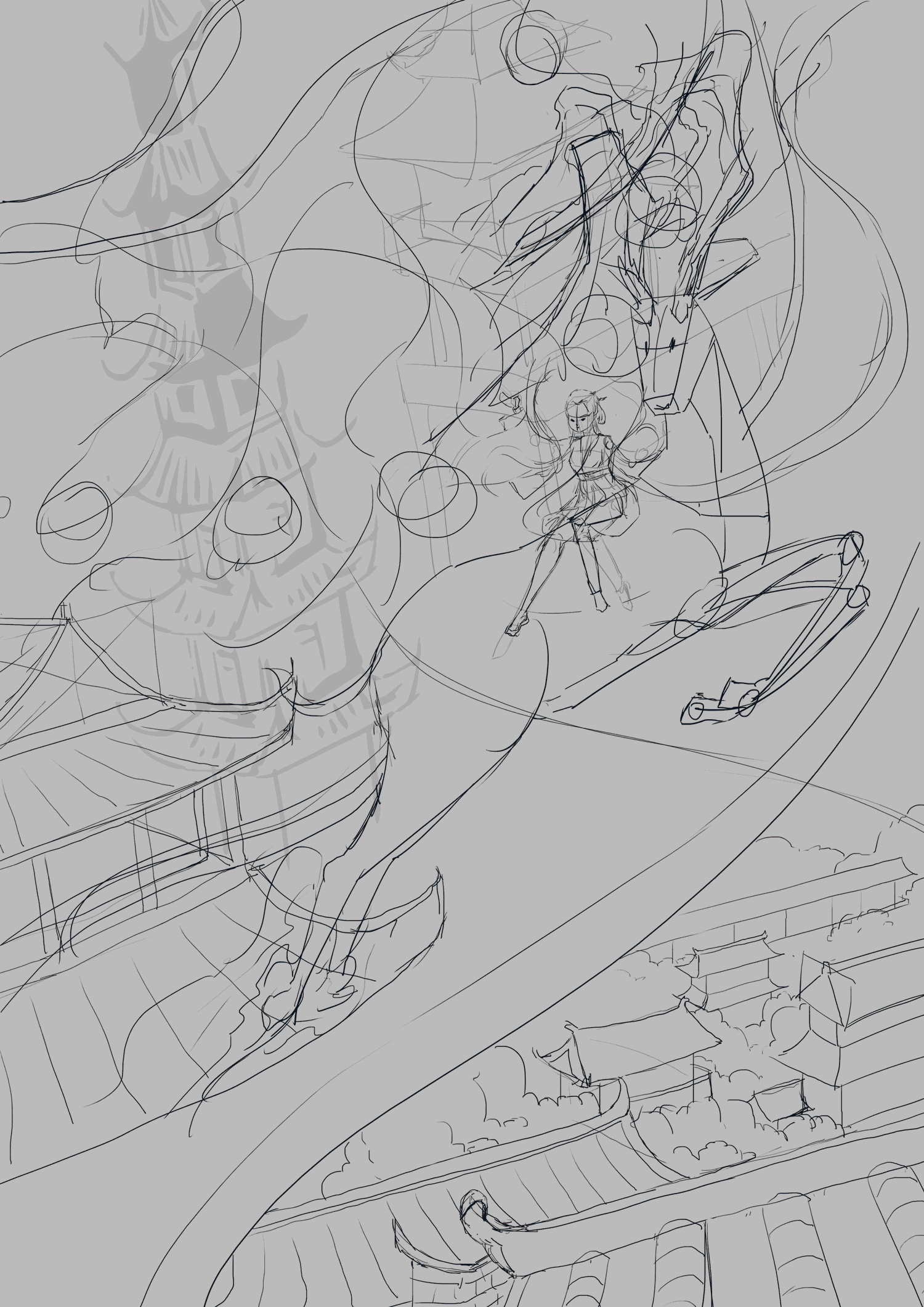 梦游山海-系列一（图ZMzUwMTgxNzk2） - 商业插画 - 站酷设计师紫砚台原创素材 - 站酷ZCOOL