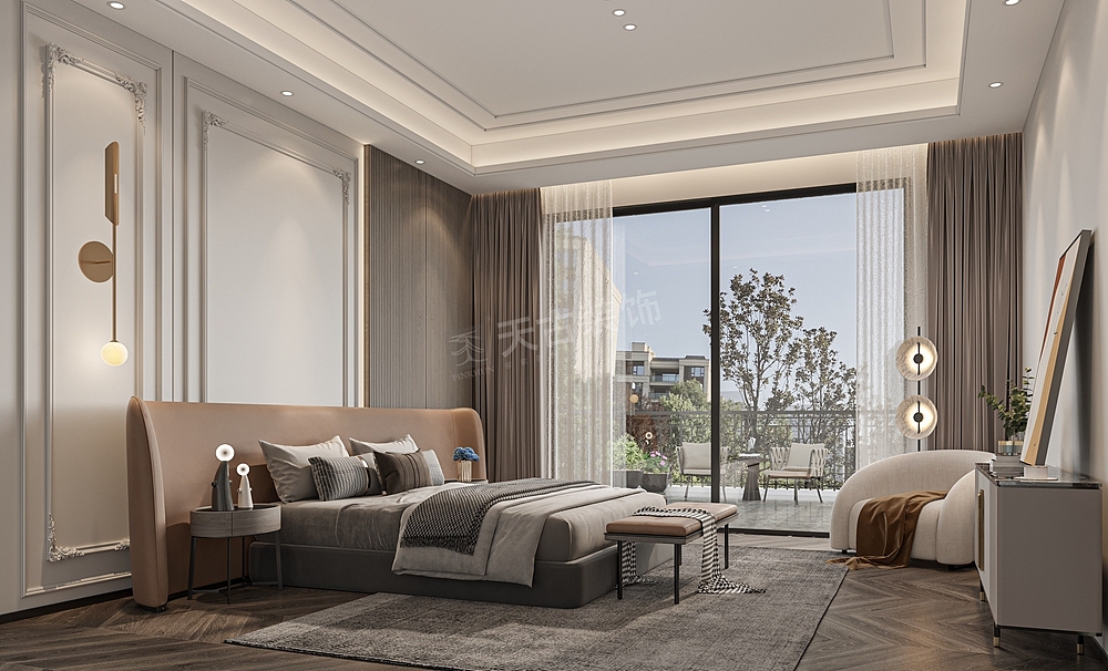 重庆赖特与山别墅设计,江北独栋别墅赖特与山装修案例