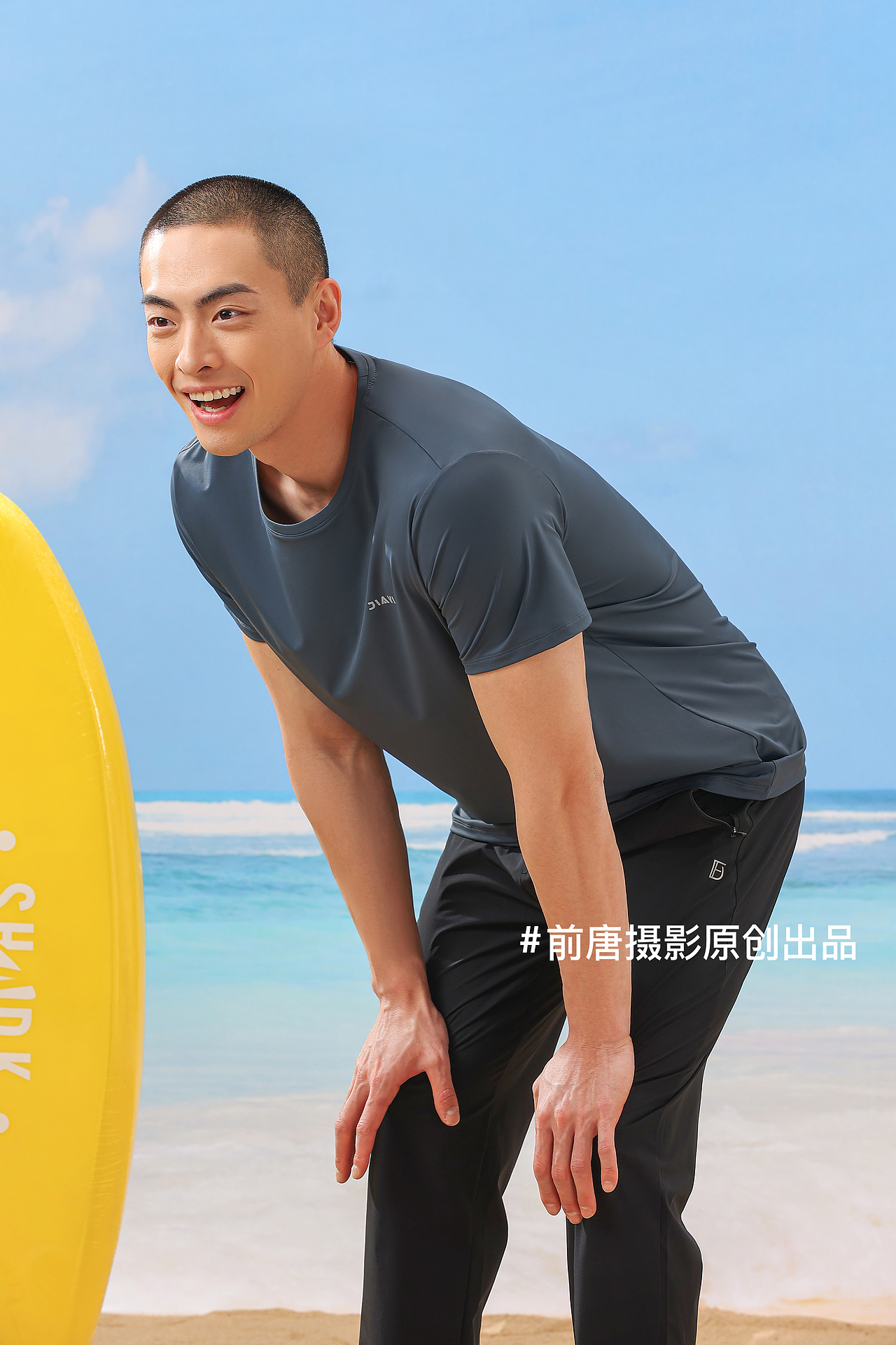 多芬品牌 速干T桖 情侣T 运动T桖 拍摄