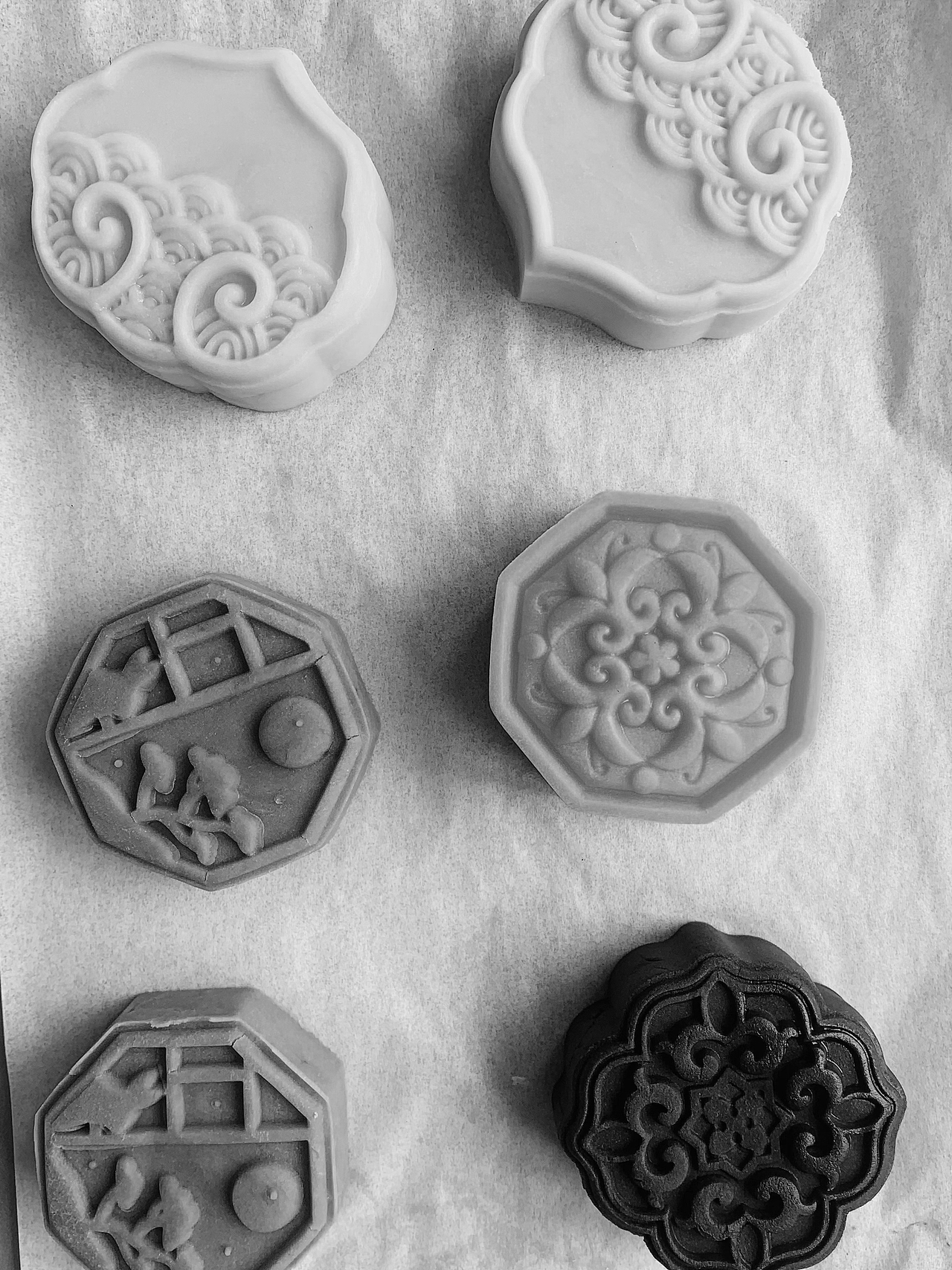 【以假乱真】桃山皮月饼-食品造型