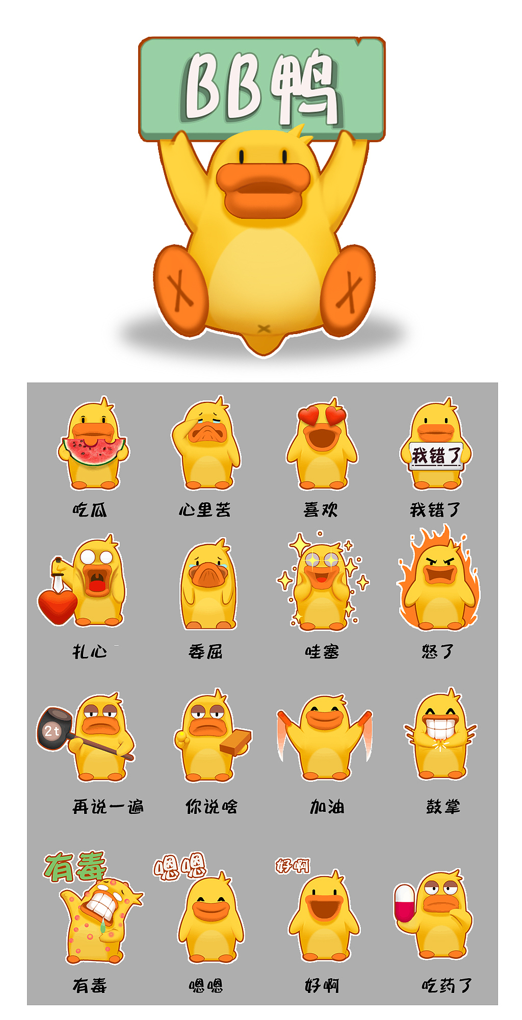 哔哔鸭.表情包