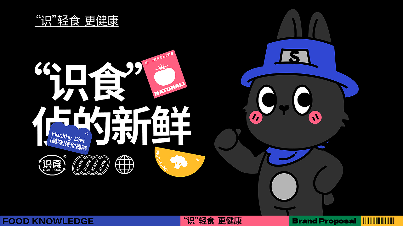 识食® x biyoo | “识”轻食 更健康(图ZMzYxMDU2OTAw) - IP形象 - 站酷设计师biyoo原创素材 - 站酷ZCOOL
