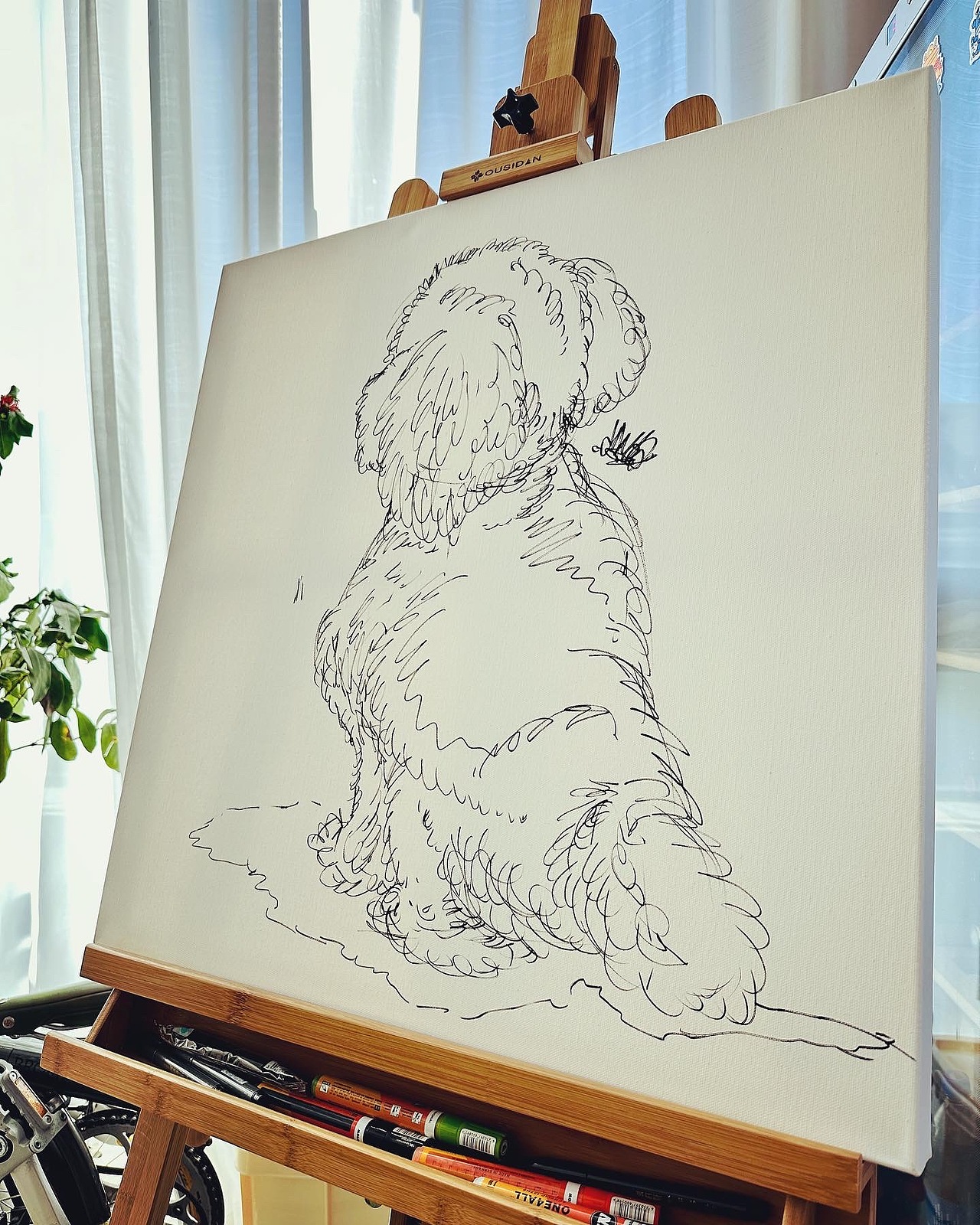 《灰》布面作品