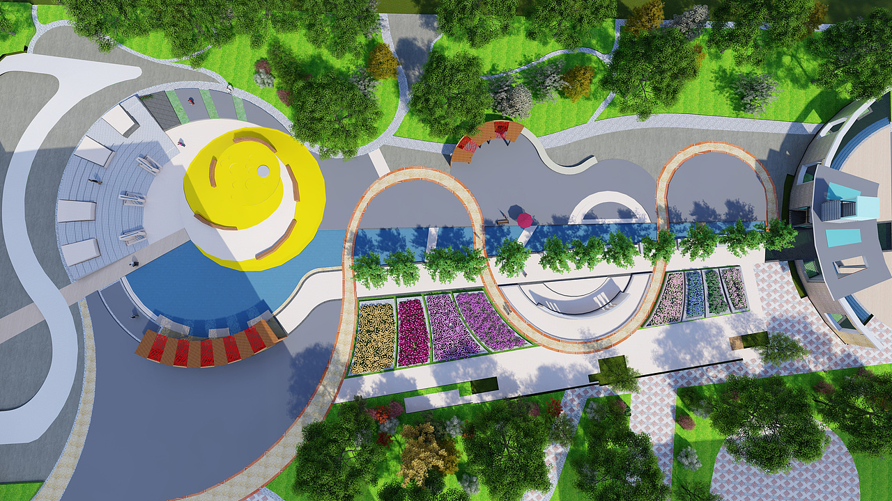 公园景观设计（图ZMzI0MTg1MTY0） - 景观设计 - 站酷设计师愿梦想的光照亮你原创素材 - 站酷ZCOOL