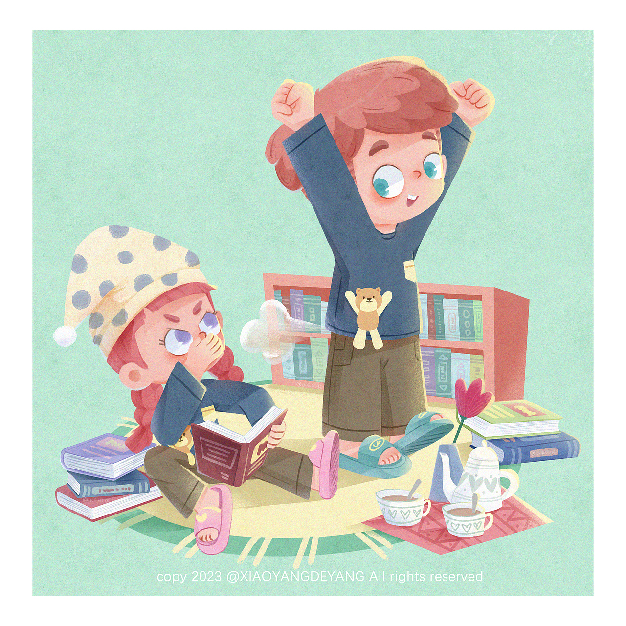 2023插画总结（图ZMzYwMTM5MjA4） - 儿童插画 - 站酷设计师小羊的杨原创素材 - 站酷ZCOOL