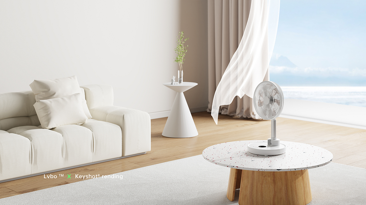 近期渲染工作合集(风扇系列/夏季特辑)