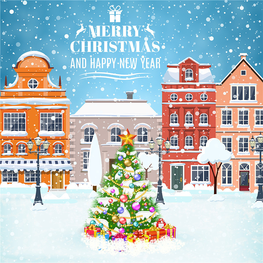 圣诞插图矢量素材