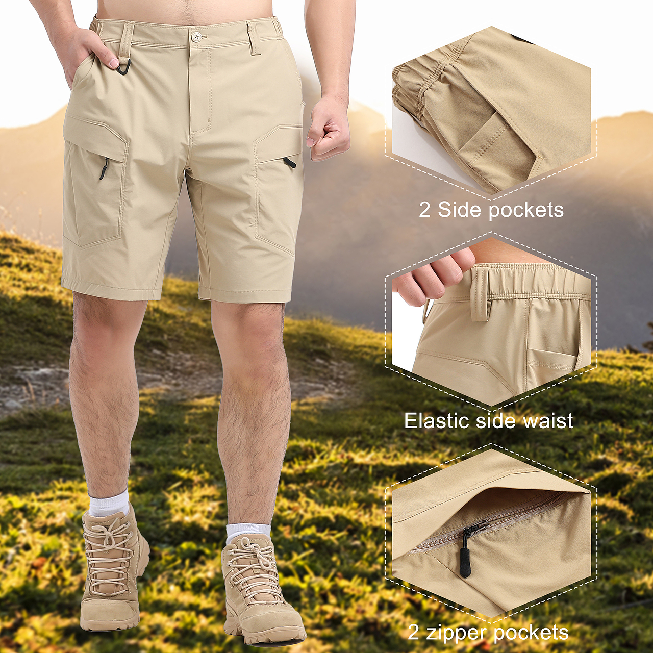 亚马逊图片设计-男士短裤