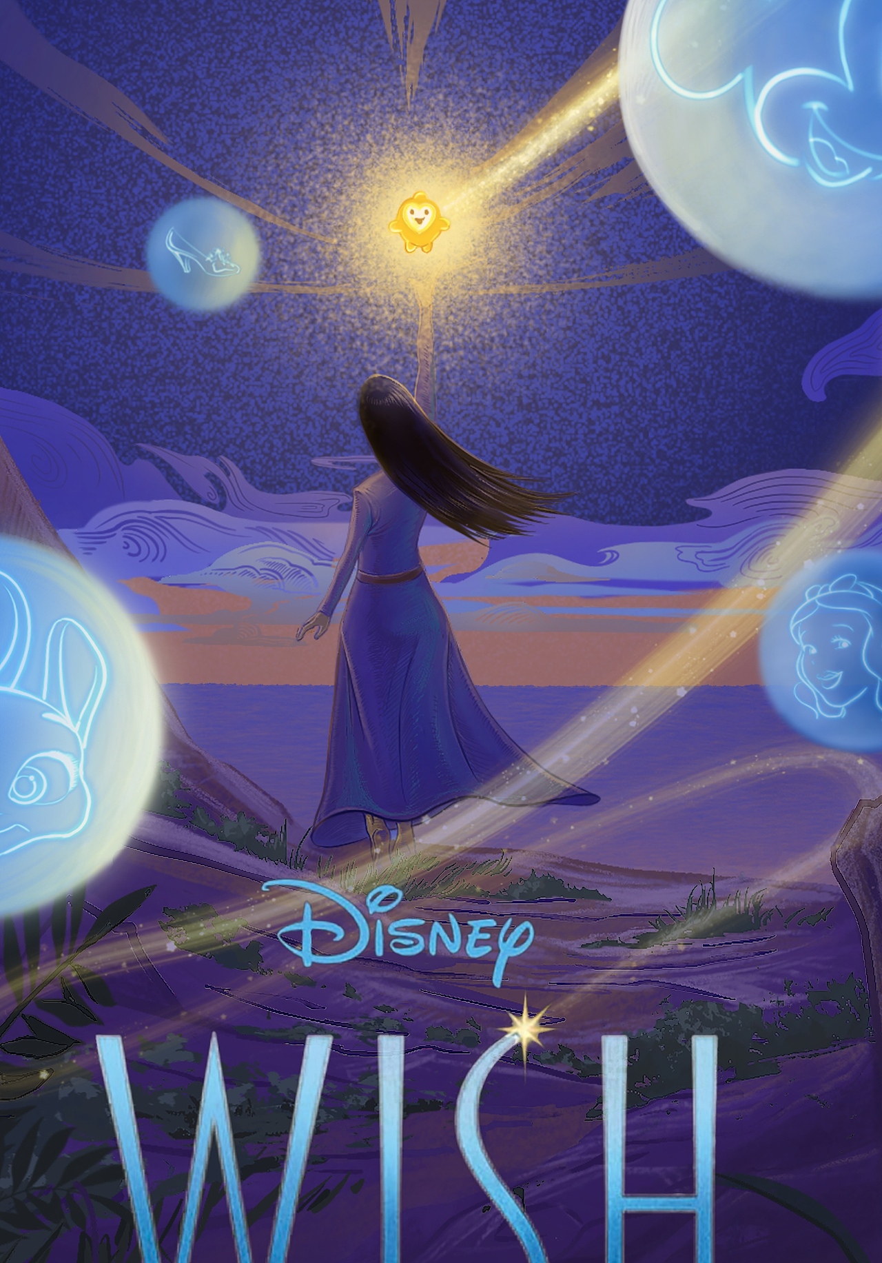 原创迪士尼《星愿》概念海报设计