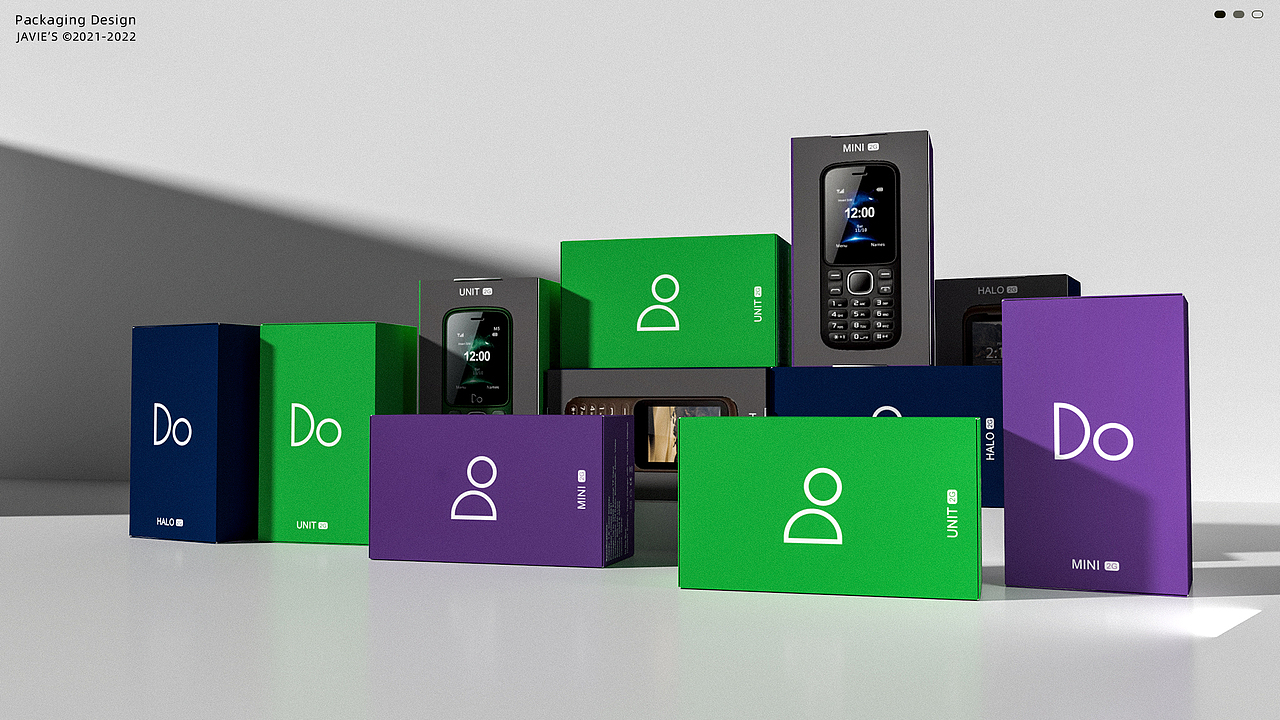 包装设计合集|中低档手机包装