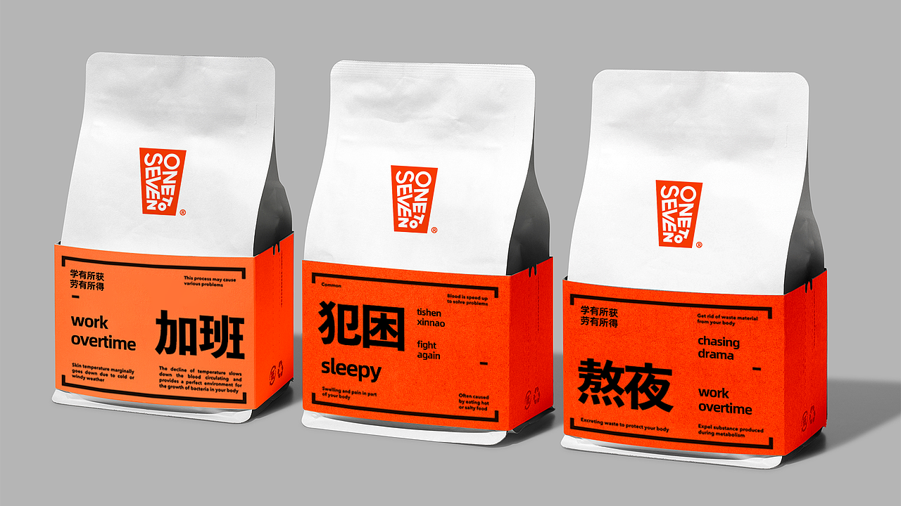 ONE TO SEVEN | 咖啡品牌设计