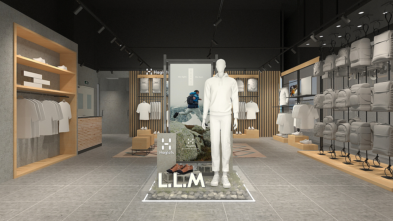 haglofs北京颐堤港4月店铺设计