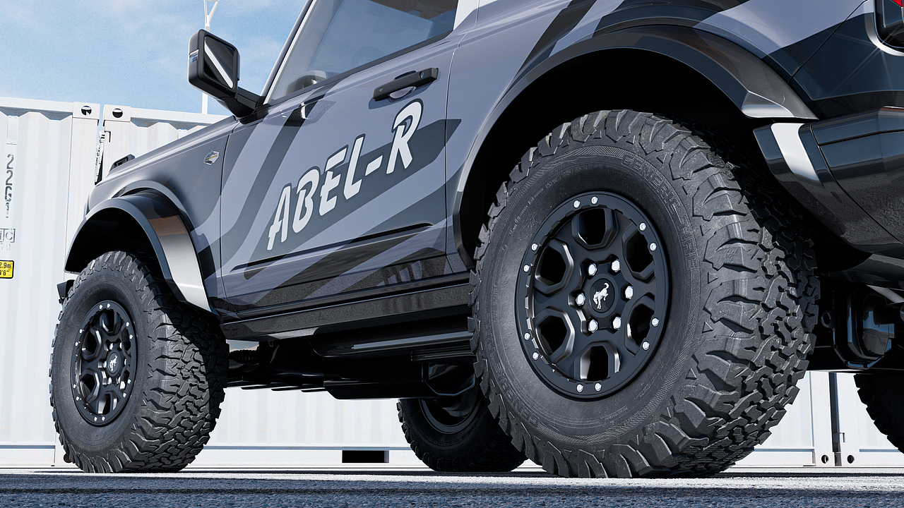 福特野马Jeep越野车  C4D | Octane汽车渲染