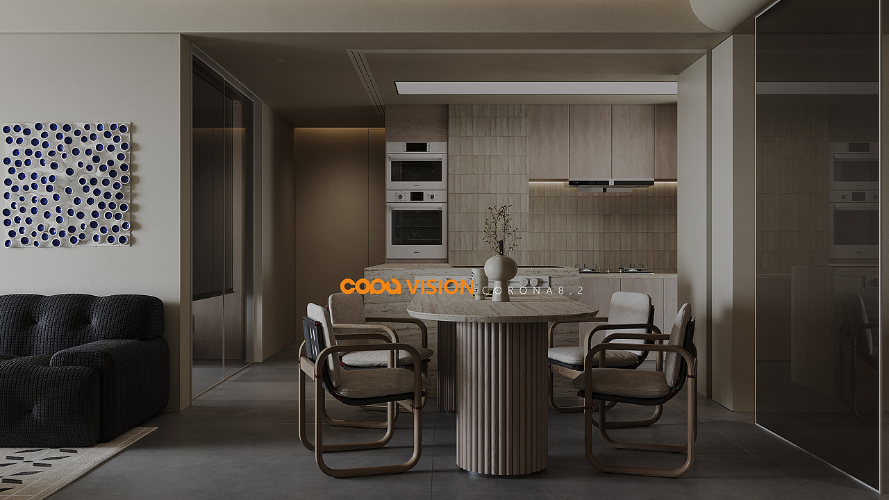 CR渲染-奶油风(同样的设计不同的调调)