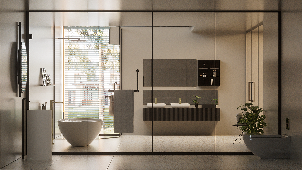 浴室置物架动画