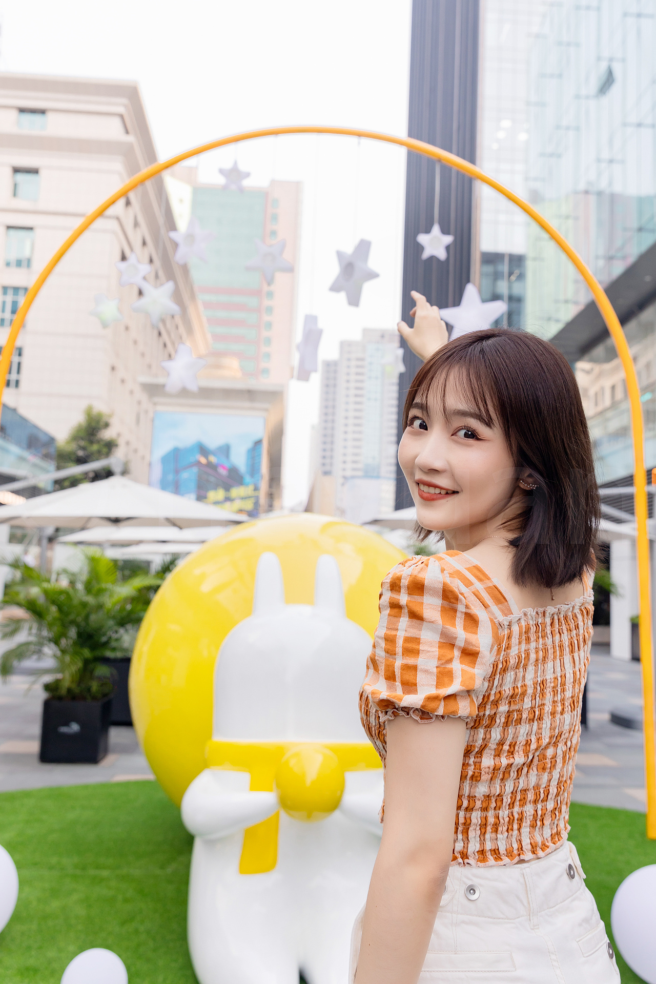 广场美陈活动摄影 人像互动摄影