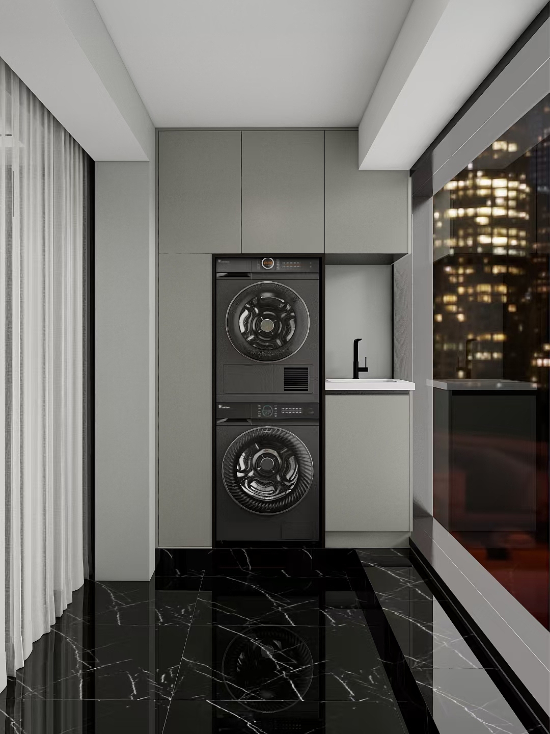 全屋定制-阳台柜设计（图ZMzU1NjE1NDc2） - 家装设计 - 站酷设计师品诺家全屋定制原创素材 - 站酷ZCOOL