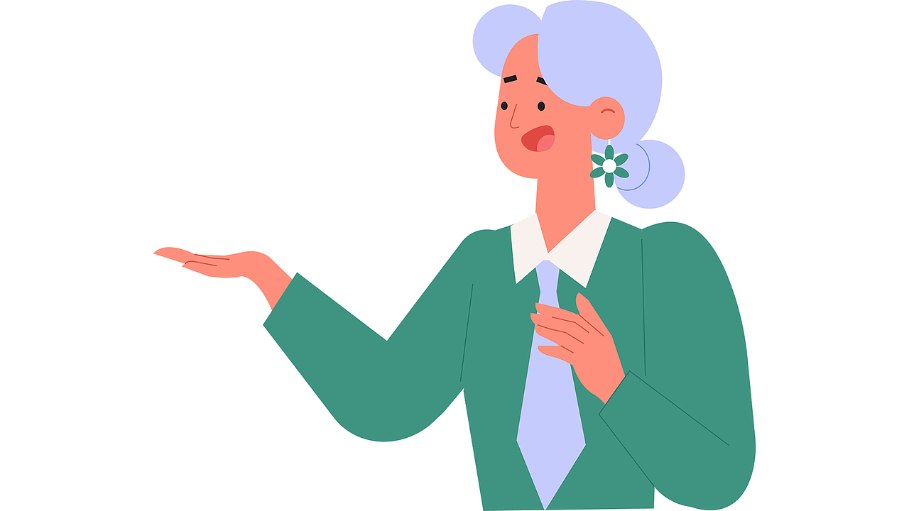 扁平化矢量人物插画