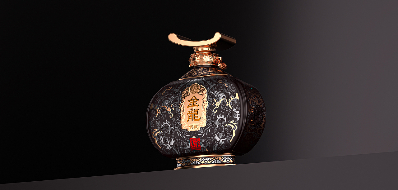 金龙云藏-高端酱香·尊享汉韵（图ZMzYwNzE4MTQ0） - 包装 - 站酷设计师StanTseng原创素材 - 站酷ZCOOL