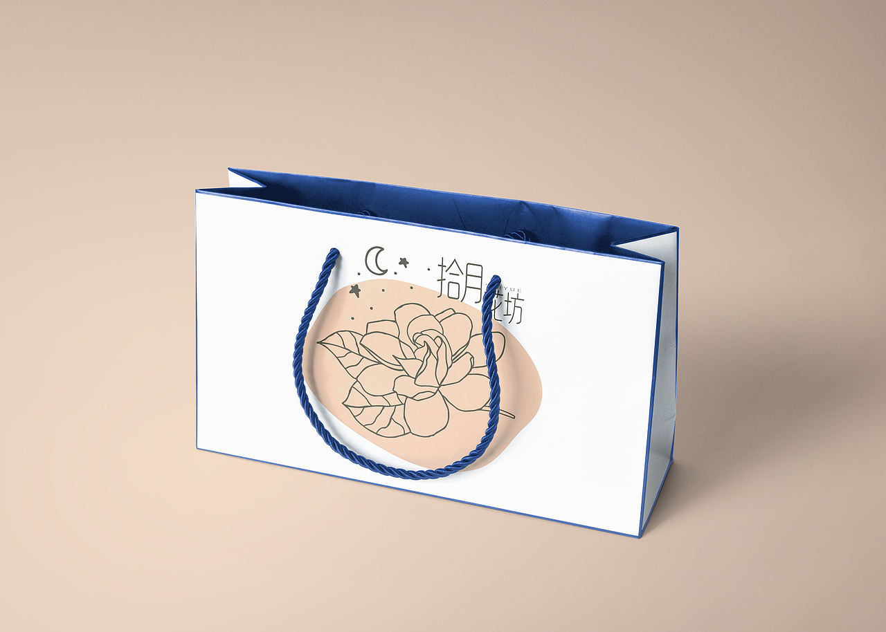 花店鲜花坊品牌logo水印标签招牌门头设计