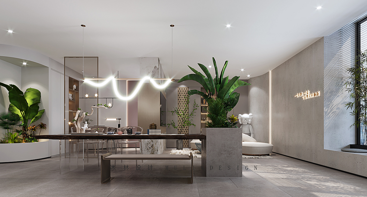 千和悦美面部形象设计|美容店设计|太原设计师段沐林