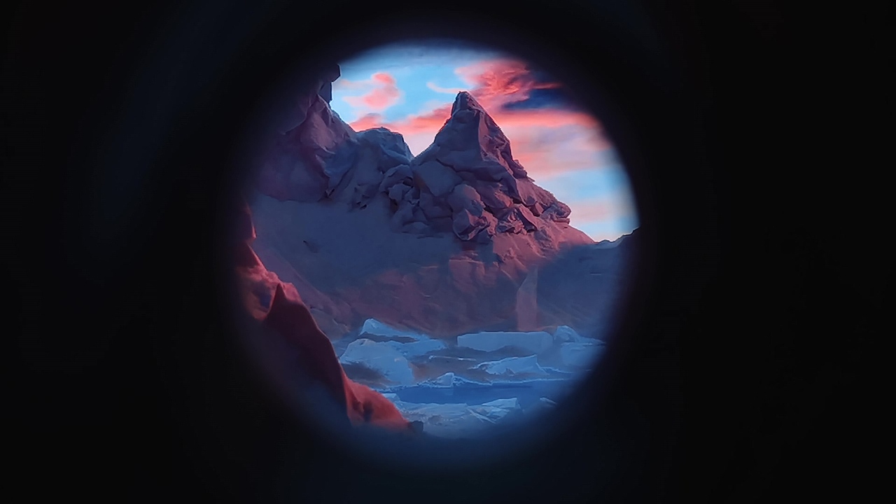 泰坦尼克号场景重现!浴室里的极光之旅🌌