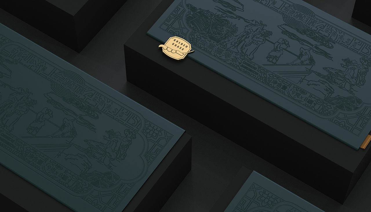  虫草养生茶包装设计 养生茶礼盒包装设计 礼盒包装