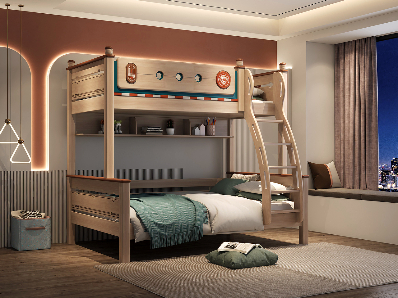 电商家具渲染-儿童房间