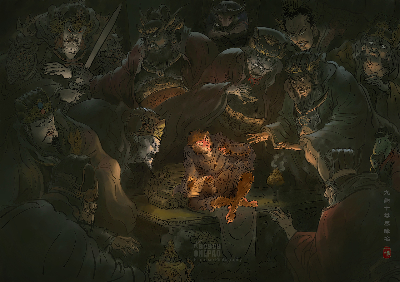 我的西游系列继续12张一发（图ZMzYxMjI5ODA4） - 创作习作 - 站酷设计师一泡原创素材 - 站酷ZCOOL