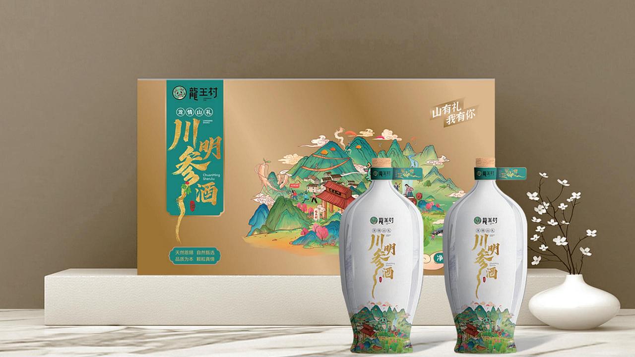 文创|龙王村品牌形象设计案例 IP设计 包装设计