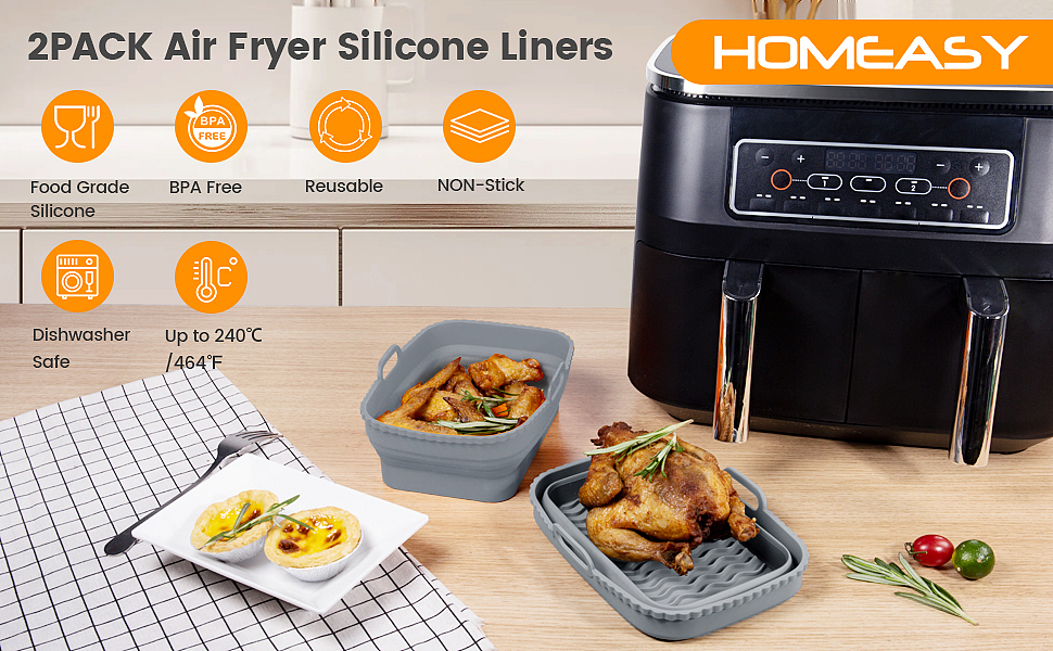 亚马逊电商-空气炸锅硅胶烤盘套图