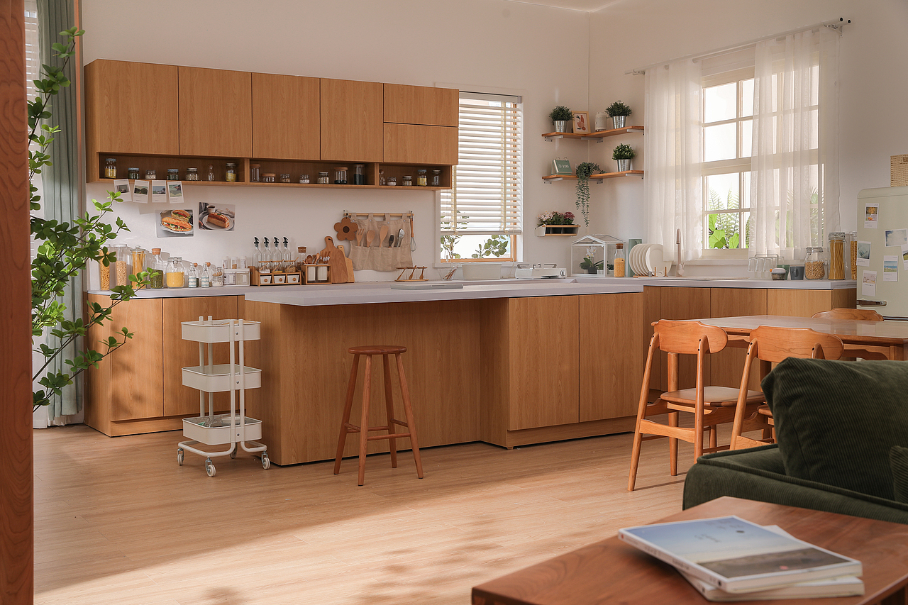 拾境拍摄片场 i 日式厨房 客厅