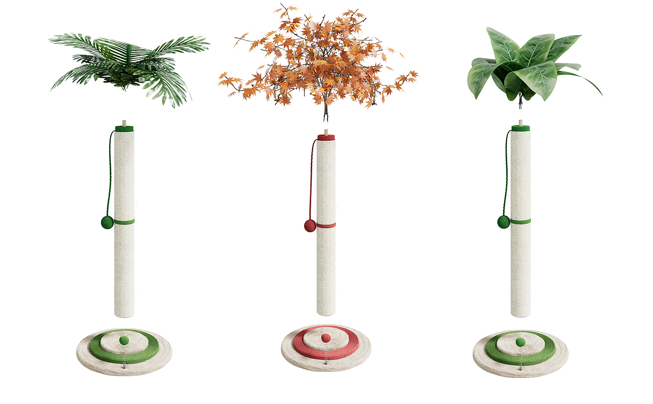 宠物用品渲染-猫爬架 P2