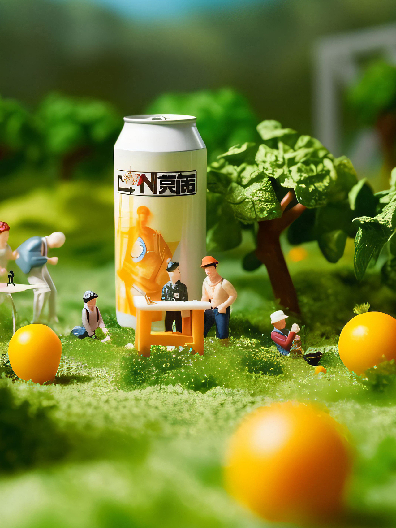 Midjourney AI电商 创意微缩景观