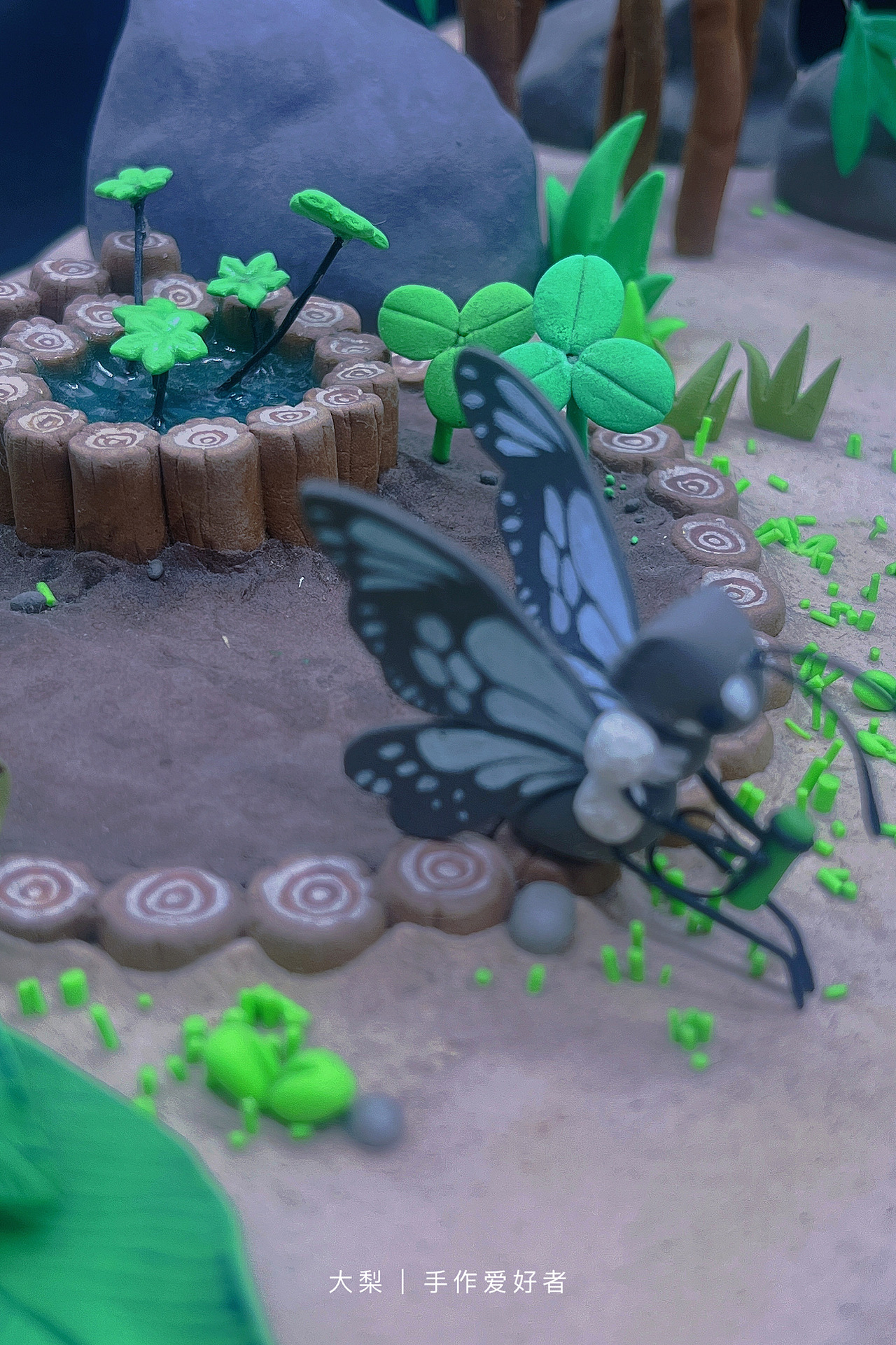 旅行青蛙微縮場景手作（圖ZMzI1Njc5NDI0） - 手辦/模玩 - 站酷設(shè)計師南荼原創(chuàng)素材 - 站酷ZCOOL