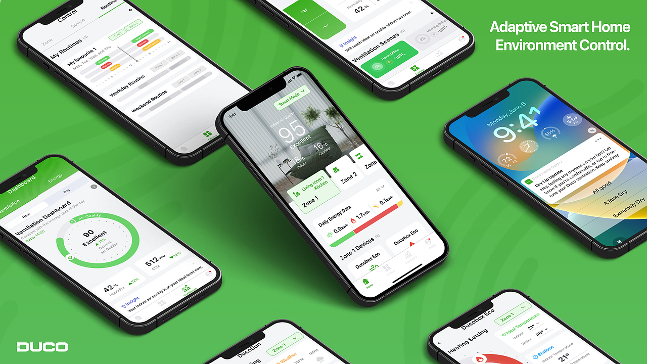 DUCO-智能家居环境调控系统 移动端APP再设计