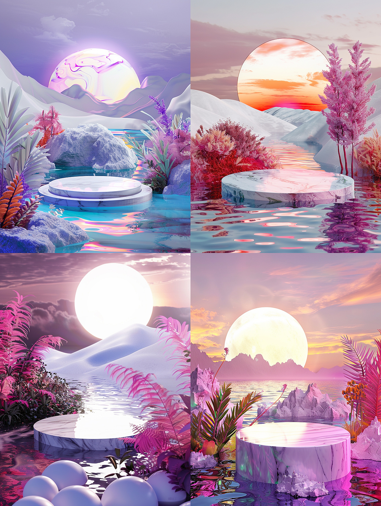 电商背景/场景/微观/素材-AIGC创作合集