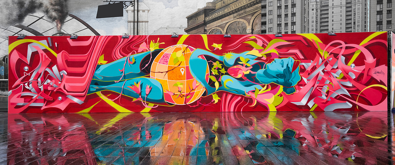 MTS涂鸦团队-我们与这个星球（图ZMjk4NzcxNzA4） - 艺术插画 - 站酷设计师MTS_GRAPHIC原创素材 - 站酷ZCOOL