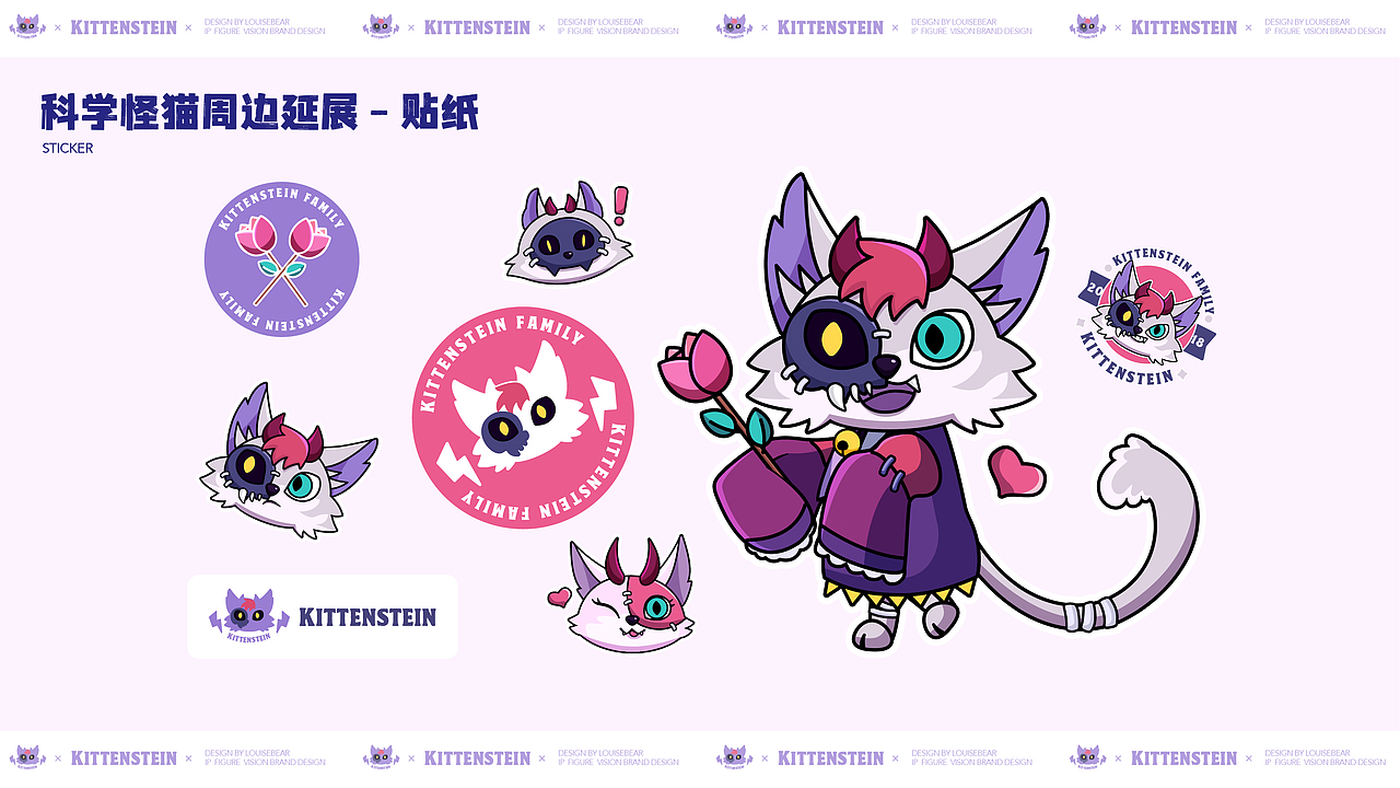KITTENSTEIN|科学怪猫原创IP品牌设计