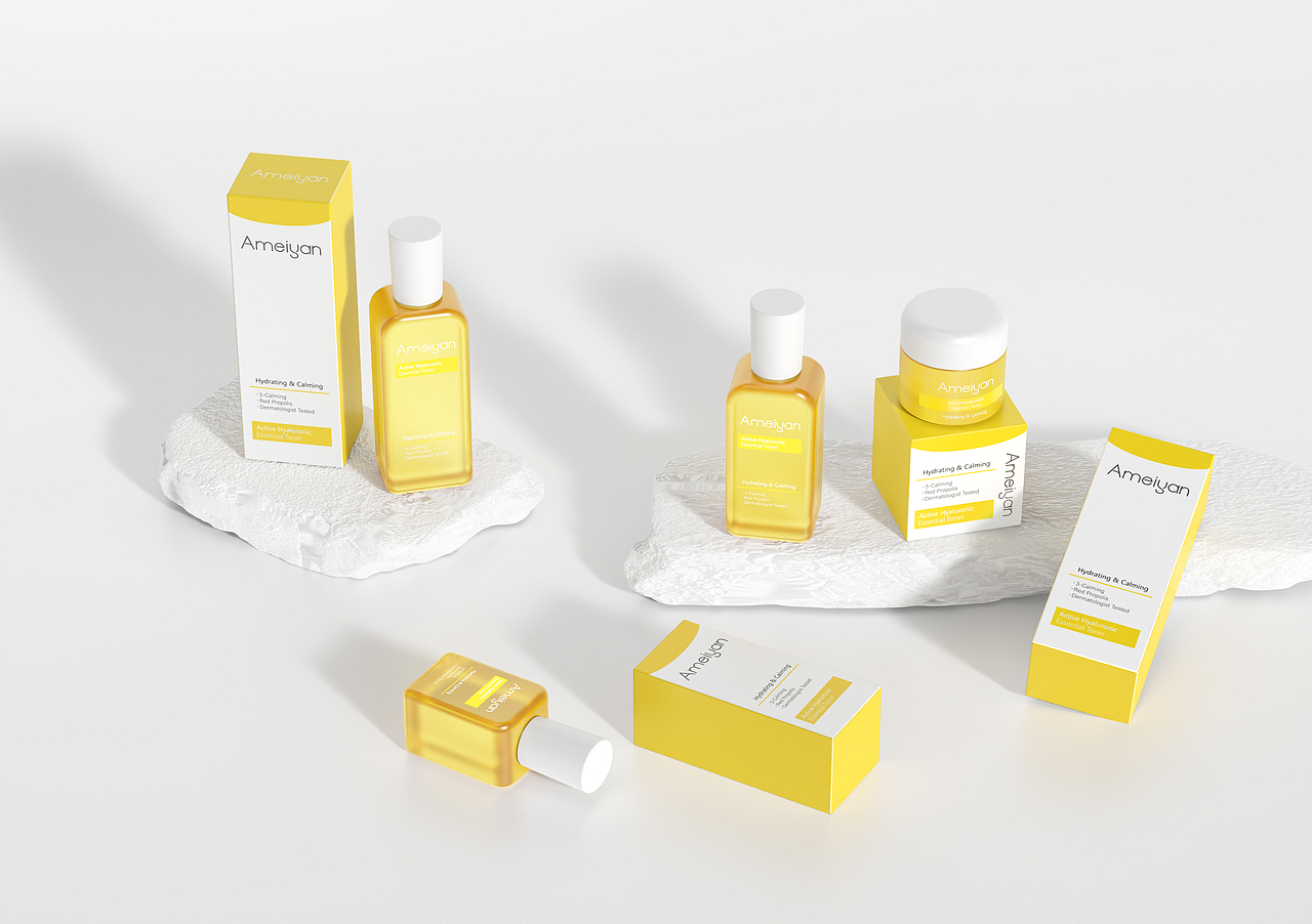 補(bǔ)水套裝 化妝品包裝（圖ZMzI5NzIyMjky） - 包裝 - 站酷設(shè)計(jì)師吉祥Auspicious原創(chuàng)素材 - 站酷ZCOOL