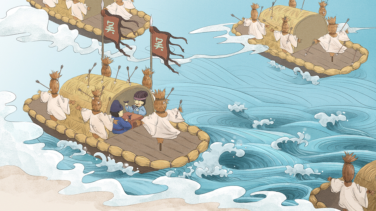 三国故事（图ZMzAyNTQwNjY4） - 儿童插画 - 站酷设计师智彬原创素材 - 站酷ZCOOL