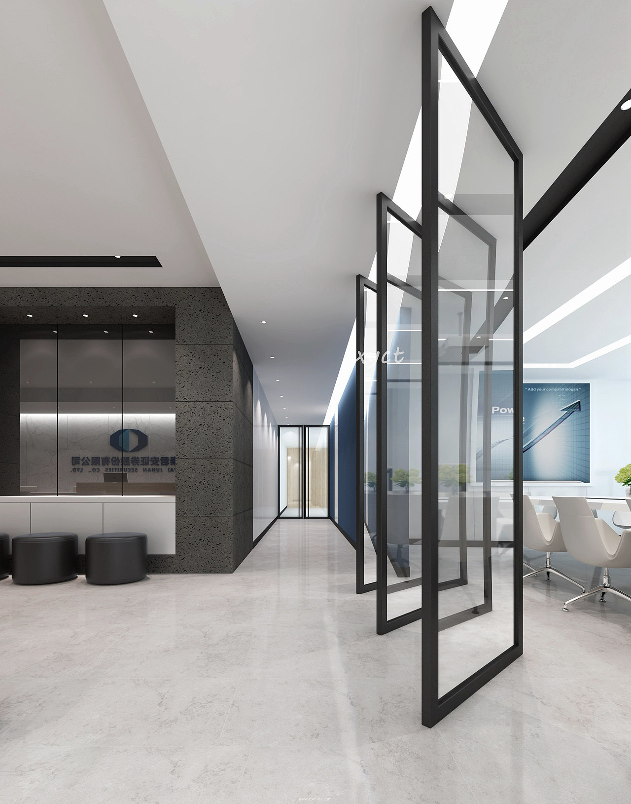 工装&成都国泰君安证券南门营业部设计（图ZMzM2NDc5MTg0） - 商业空间设计 - 站酷设计师玥玥18119679776原创素材 - 站酷ZCOOL