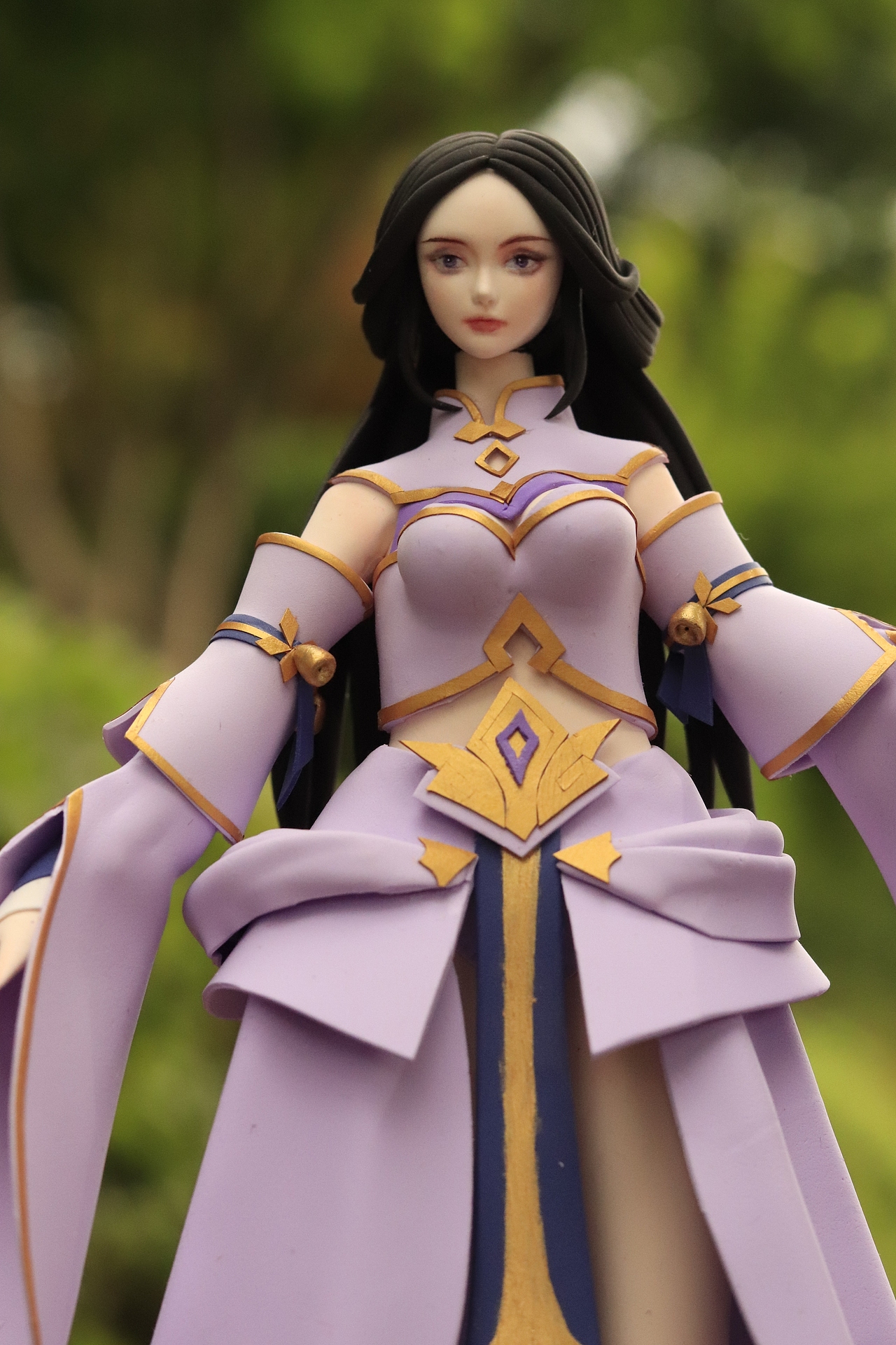 超轻粘土自制手办 紫霞仙子（王者荣耀露娜）