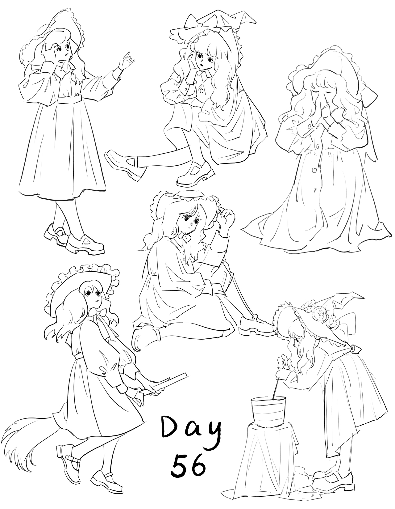 DAY56@速写班长#速写60天挑战赛（图ZMjk4ODAzMTky） - 创作习作 - 站酷设计师罐罐U_U原创素材 - 站酷ZCOOL