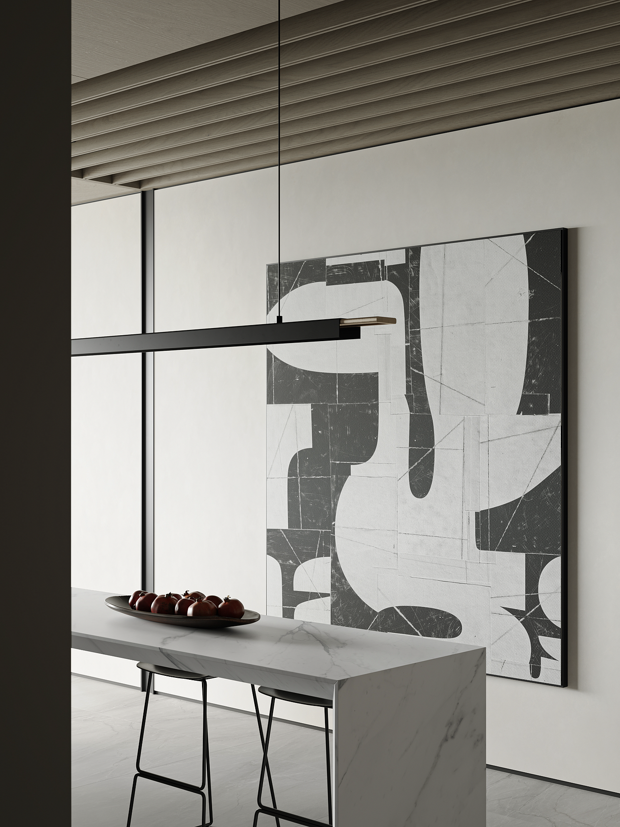 160㎡ 开放式客厅 现代简约大平层