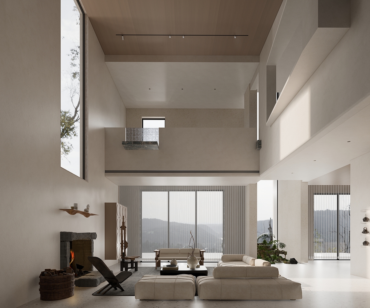 【微视设计&设计管家】1200/长沙/自建别墅/诧寂风（图ZMzQyNDg5NzYw） - 家装设计 - 站酷设计师微视设计管家原创素材 - 站酷ZCOOL