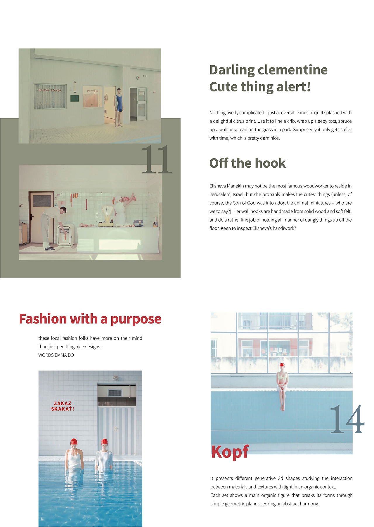 时尚摄影画册排版练习