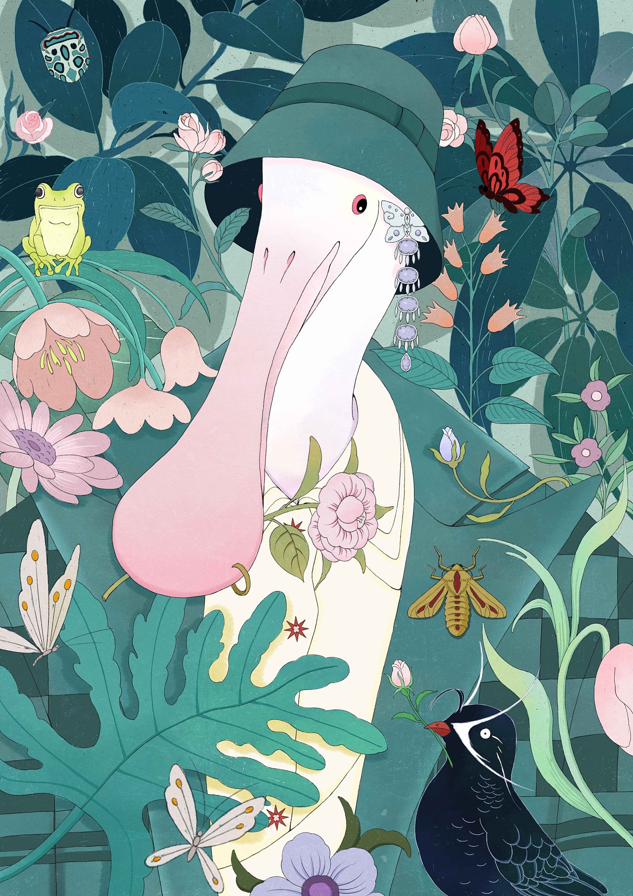 2022年插画作品总结（图ZMzI3NzYzNTMy） - 艺术插画 - 站酷设计师薇卷原创素材 - 站酷ZCOOL